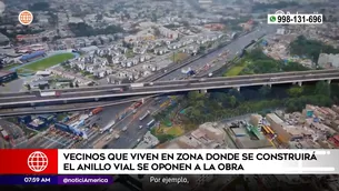 Vecinos se oponen a obra | Video: América Noticias