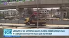 Vecinos de SJL soportán malos olores, obras inconclusas y cobros excesivos por agua