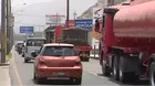 Carretera Central: Vehículos permanecen varados tras bloqueo