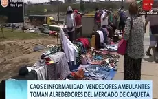 Vendedores ambulantes toman alrededores del Mercado Caquetá - Noticias de vendedor