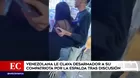 Venezolana clavó desarmador en la espalda a su compatriota tras discusión