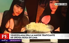 Venezolana era la mayor traficante de droga rosa en Lima - Noticias de venezolana