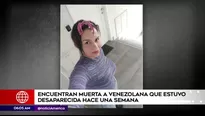 Venezolana fue asesinada. América Noticias