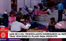 Venezolanos esperaron horas para ingresar al país en el día límite - Noticias de PTP
