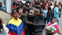 Venezolanos en Perú. Foto: Andina