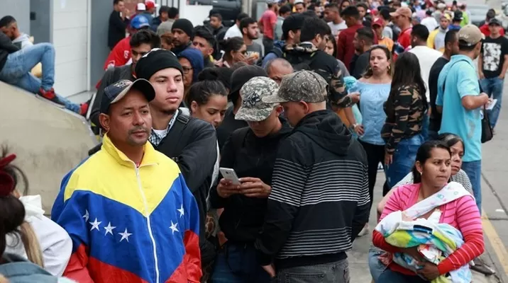 Venezolanos en Perú. Foto: Andina Venezolanos en Perú. Foto: Andina