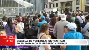 Venezolanos decidieron volver a su país a pesar de la crisis. Foto. captura de TV