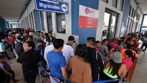 Venezolanos en la zona de frontera. Foto: Andina