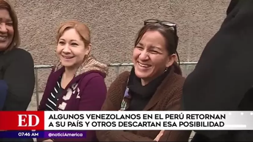 Venezolanos retornan a su país, mientras que otros prefieren quedarse en Perú