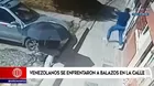 Venezolanos se enfrentaron a balazos en plena calle