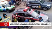 Adolescente mató a su padrastro.