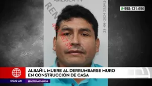 Albañil murió al derrumbarse muro en construcción de casa en Ventanilla. Foto y video: América Noticias