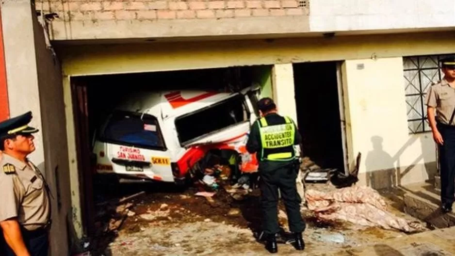 El accidente dejó muchos daños materiales. Foto: Referencial/archivo El Comercio