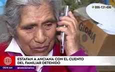 Ventanilla: Estafan a anciana con el cuento del familiar detenido - Noticias de anciano