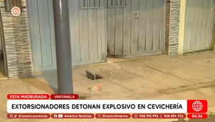 Ventanilla: Extorsionadores hicieron estallar bomba en cevichería. Foto y video: Canal N
