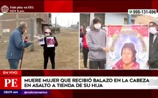 Ventanilla: Familia de mujer que fue asesinada teme que delincuentes sean liberados - Noticias de liberado