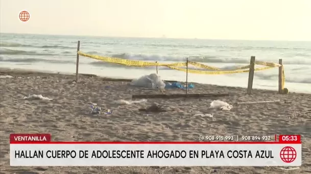 Hallan cuerpo de adolescente que desapareció en playa Costa Azul de Ventanilla. Foto: América Noticias Hallan cuerpo de adolescente que desapareció en playa Costa Azul de Ventanilla. Foto: América Noticias