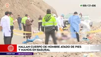 Hallan cadáver en basural de Ventanilla. Foto y video: América Noticias