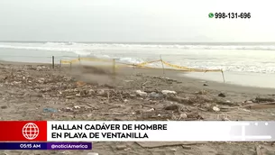 Hallan cadáver en playa de Ventanilla. Foto y video: América Noticias