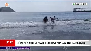 Jóvenes murieron ahogados en playa de Ventanilla. Foto y video: América Noticias