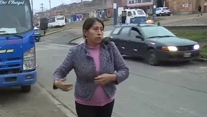 Mujer fue asaltada en Mi Perú.