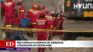 Ventanilla: Recuperan cuerpos de obreros atrapados en derrumbe