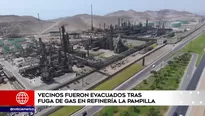 Figa de gas en refinería La Pampilla fue controlado. América Noticias