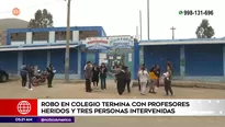 Robo en colegio de Ventanilla. Foto y video: América Noticias