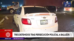 Persecución policial en Ventanilla. Foto y video: América Noticias