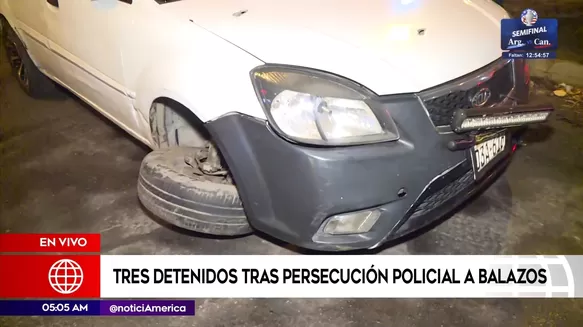 Persecución policial en Ventanilla. Foto: América Noticias