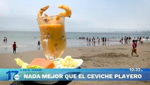 Cebiche playero es el más solicitado en este verano - Foto y video: América Televisión