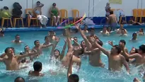 Divertidos retos en piscinas de Lima norte - Foto y video: América Noticias