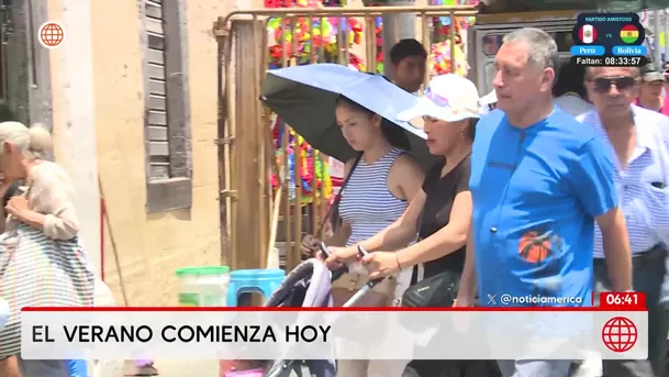 Verano 2026 inicia hoy con más de 30 grados en regiones/ América Noticias