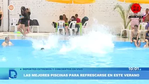 Verano en Lima Norte: Piscinas, música y mucha diversión. Foto y video: Amér