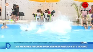 Verano en Lima Norte: Piscinas, música y mucha diversión. Foto y video: Amér