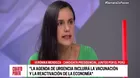 Verónika Mendoza: Convocaremos a todos los sectores democráticos para poder salir de la crisis