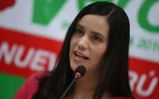 Verónika Mendoza: Denuncia de legisladora Chirinos contra Bellido merece investigación exhaustiva - Noticias de neldy-mendoza