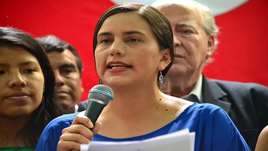 Verónika Mendoza, líder de Frente Amplio. Foto: Andina