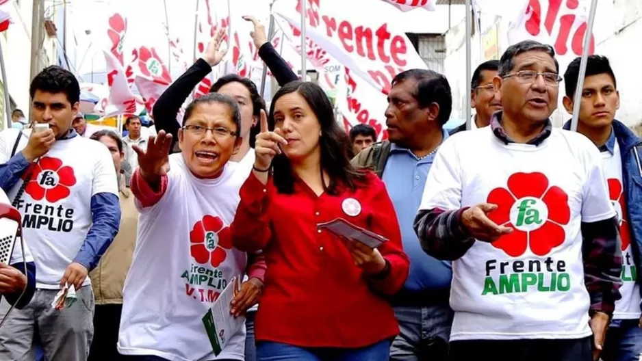 Verónika Mendoza. Foto: Andina