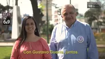 Gustavo Guerra García y Verónika Mendoza. Foto: Canal N