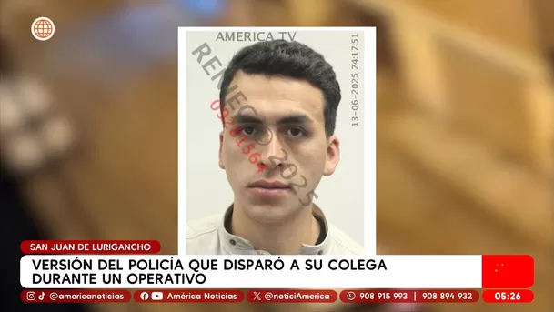 Versión del policía que disparó a su colega durante operativo. Foto: Unidad de investigación