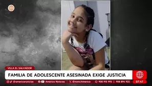 Adolescente habría sido asesinada por la expareja de su prima en Villa El Salvador. Foto y video: América Noticias
