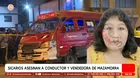 VES: asesinan a chofer de combi y muere vendedora de mazamorra