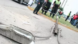 Los postes cayeron dejando sin luz a parte del distrito. Foto: Referencial/La República