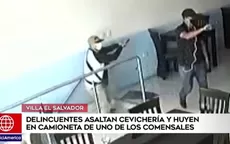 Villa El Salvador: Cámara de seguridad captó cómo delincuentes armados asaltaron cevichería - Noticias de cevicherias