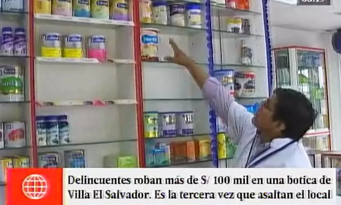 Ves Delincuentes Robaron Más De S 100 Mil En Mercadería De Farmacia América Noticias 6620