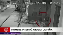 El video muestra cómo el sujeto se percata de la presencia de una niña 