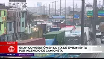 Tráfico en la Vía de Evitamiento. América Noticias