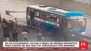 Chofer de bus en accidente de Vía de Evitamiento recibe 9 meses de prisión. Foto y video: América Noticias