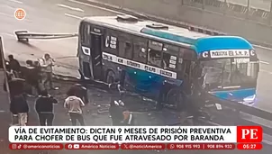Chofer de bus en accidente de Vía de Evitamiento recibe 9 meses de prisión. Foto y video: América Noticias
